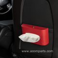 Portable Visor Tissue Holder PU Leather Tissue Box